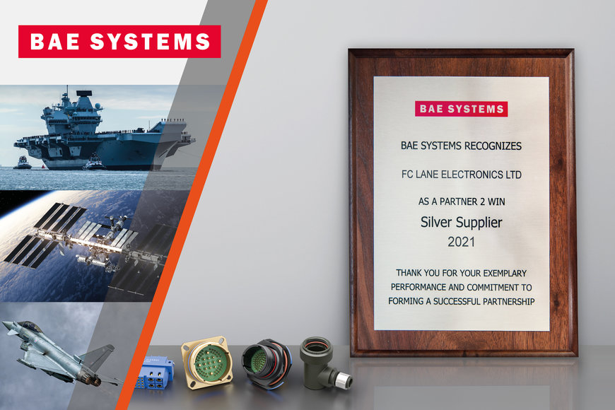BAE Systems honors Lane Electronics with a Silver Tier Supplier award